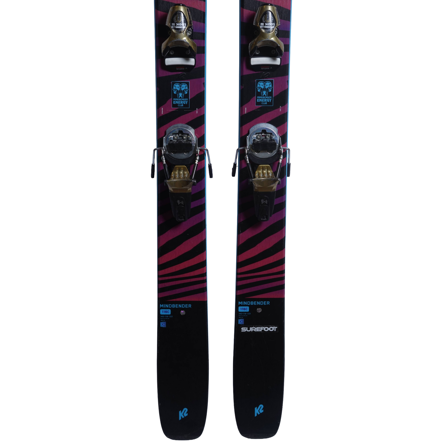 K2 Mindbender 116C Skis, 2022 + Look Pivot 15 Bindings - Men's (186cm)