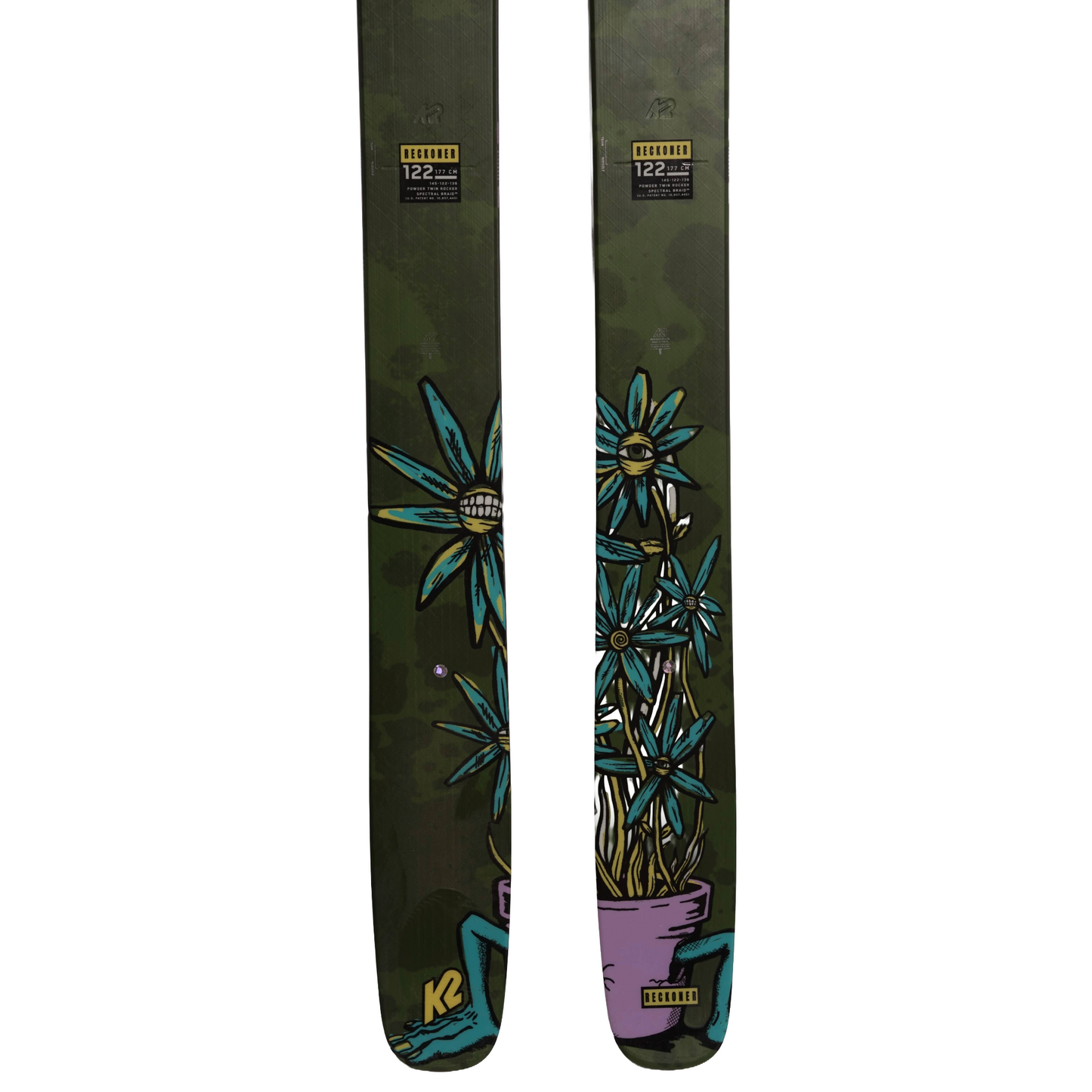 K2 Reckoner 122 Flat Ski's, 2023 - Men's (177cm)