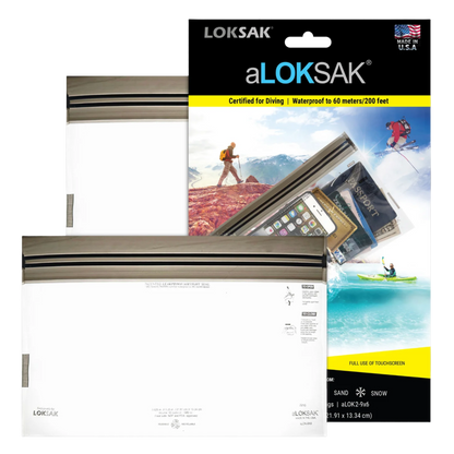 LOKSAK aLOKSAK Waterproof Bags (2-pack, Various Sizes)