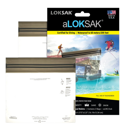 LOKSAK aLOKSAK Waterproof Bags (2-pack, Various Sizes)