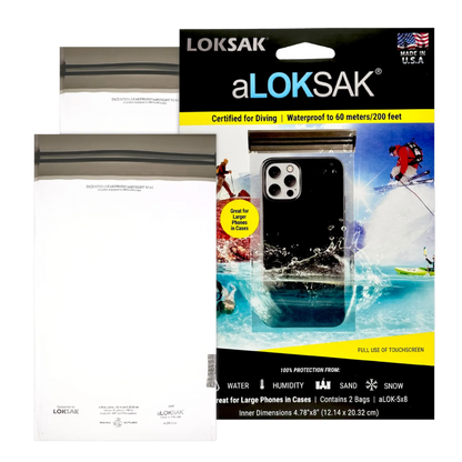 LOKSAK aLOKSAK Waterproof Bags (2-pack, Various Sizes)