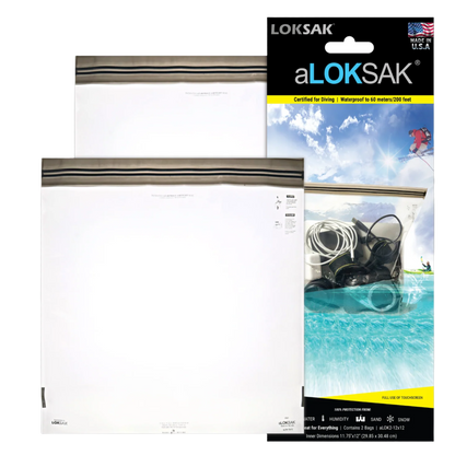LOKSAK aLOKSAK Waterproof Bags (2-pack, Various Sizes)