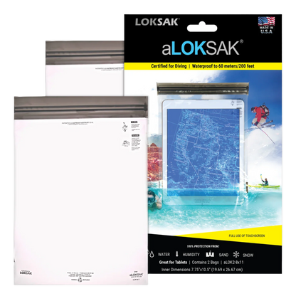 LOKSAK aLOKSAK Waterproof Bags (2-pack, Various Sizes)