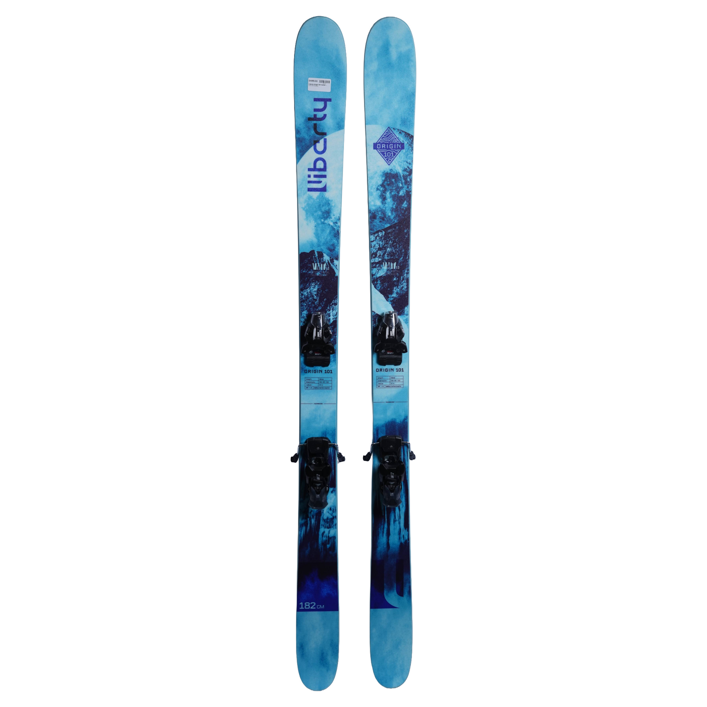Liberty Origin 101 Skis + Tyrolia 12 Demo Bindings - Men's (182cm)