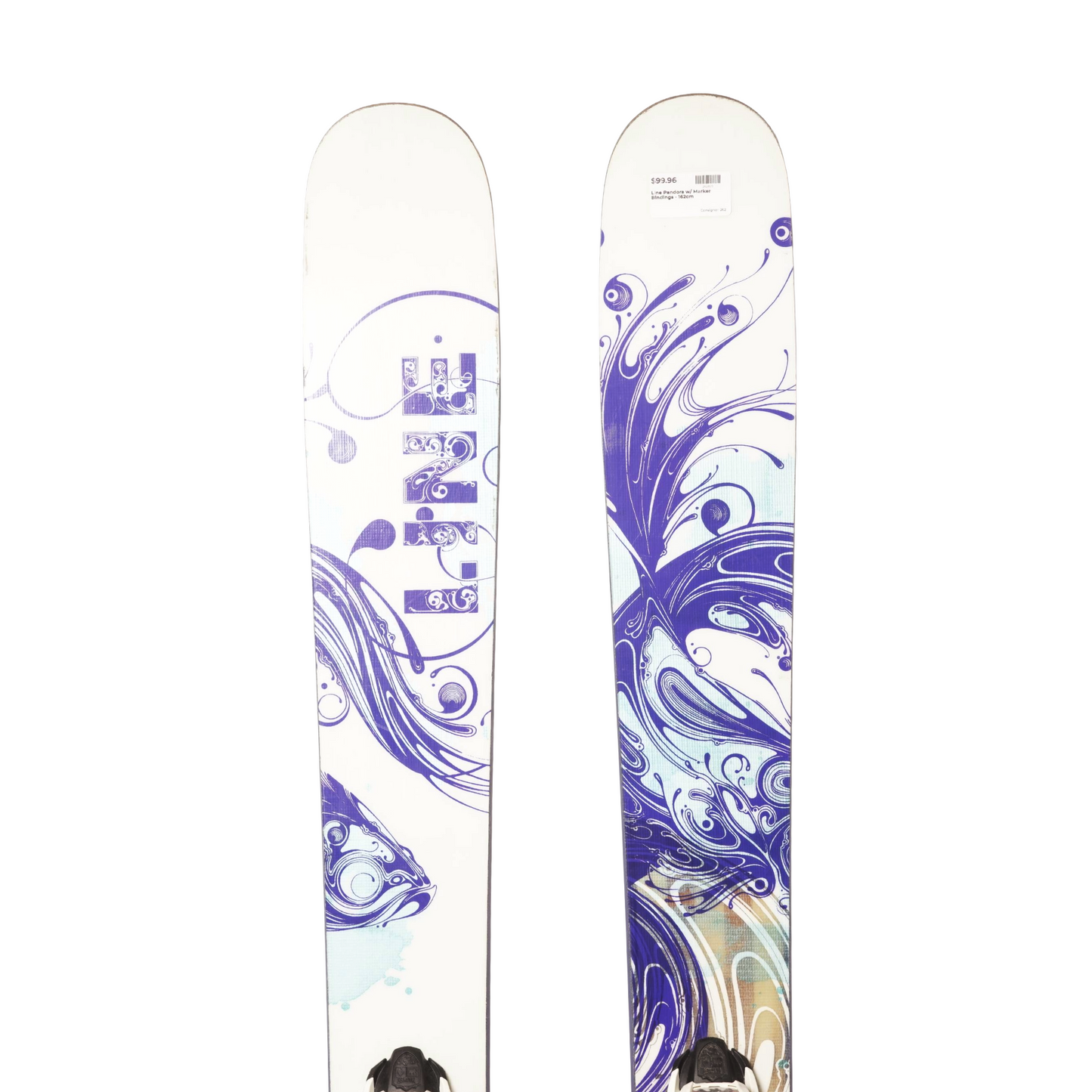 Line Pandora 115, 2011 + Marker Squire Bindings - Women's