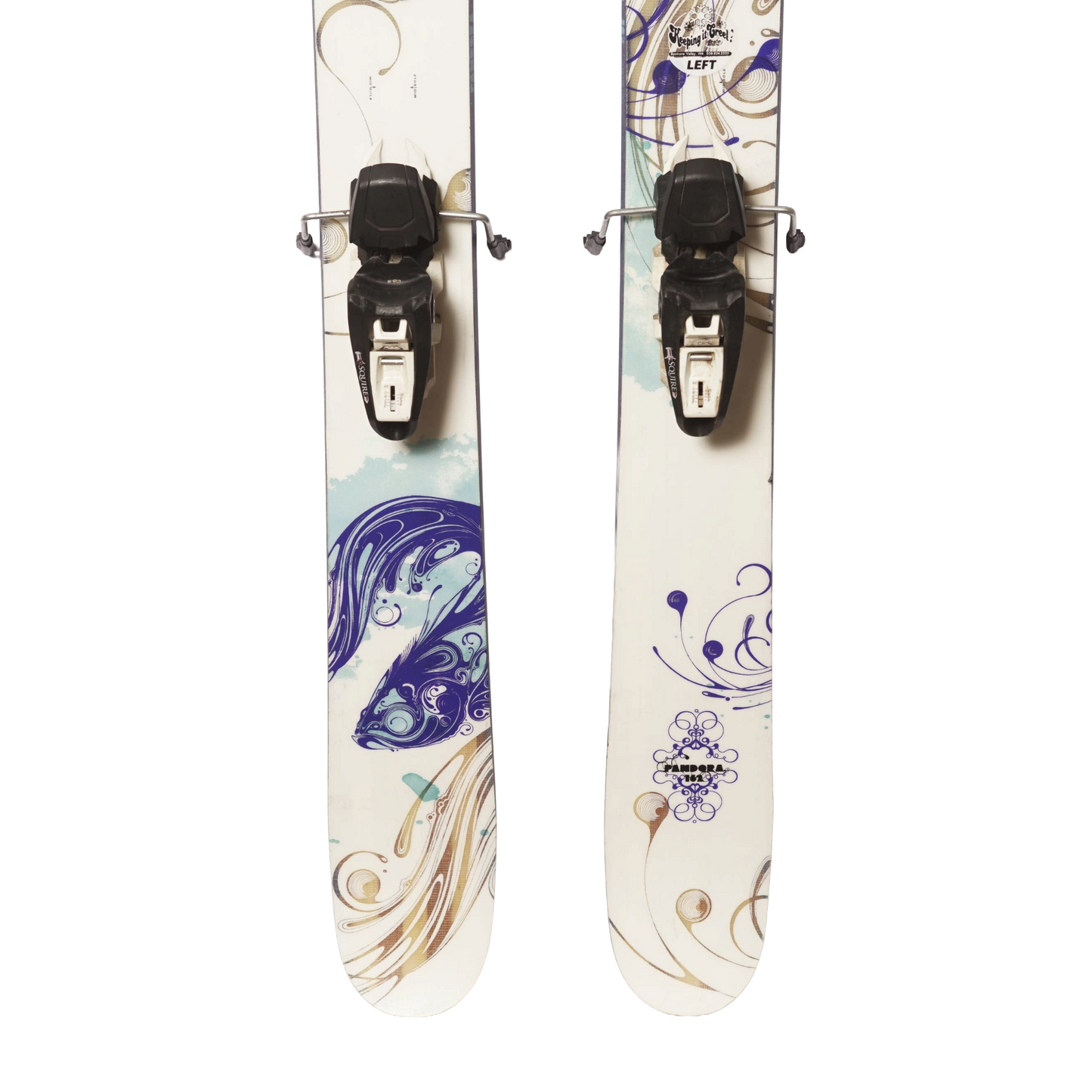 Line Pandora 115, 2011 + Marker Squire Bindings - Women's