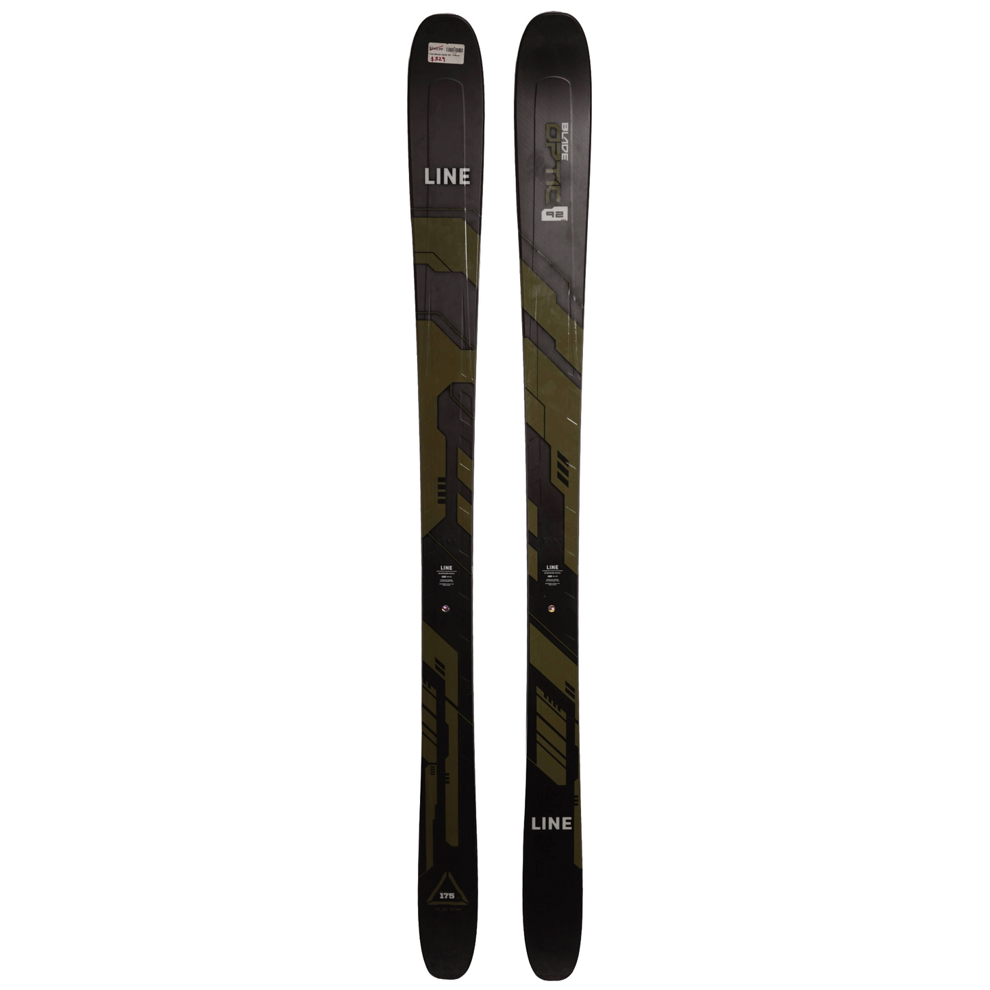 Line Blade Optic 92 Flat Ski's, 2024 - Men's (175cm)
