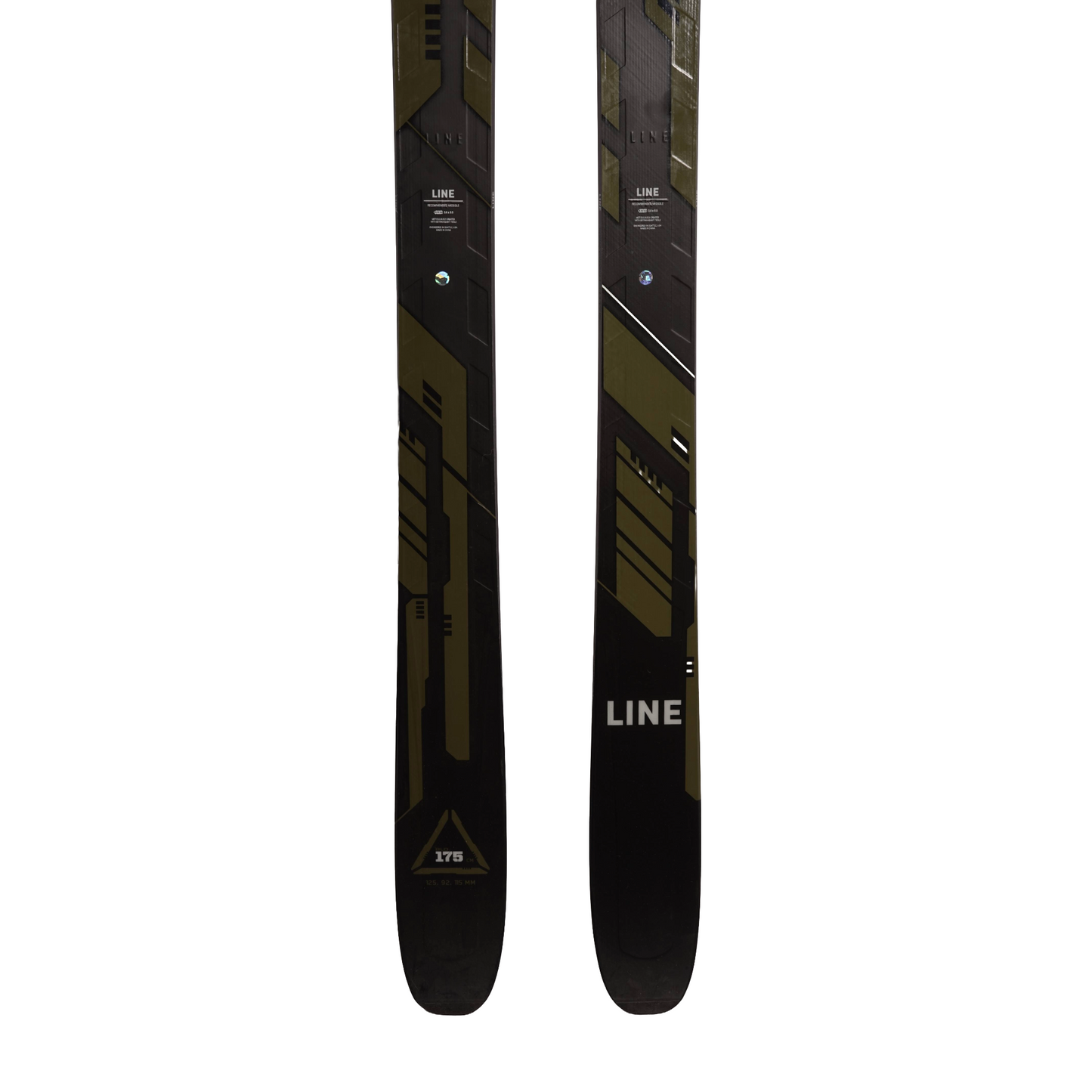 Line Blade Optic 92 Flat Ski's, 2024 - Men's (175cm)