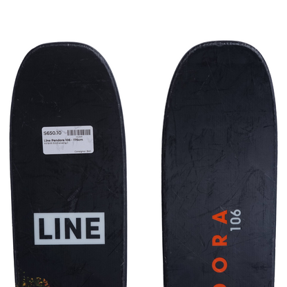 Line Pandora 106 Skis, 2025 + Salomon Shift 13 2.0 Touring Bindings - Men's (176cm)