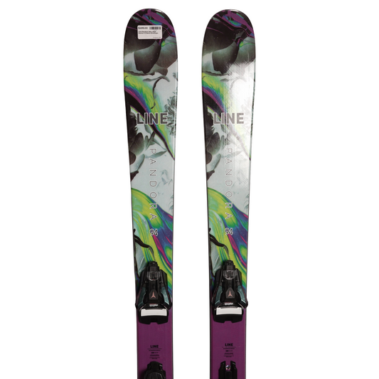 Line Pandora Skis, 2025 + Strive 12 Demo Binding's - Women's (154cm)