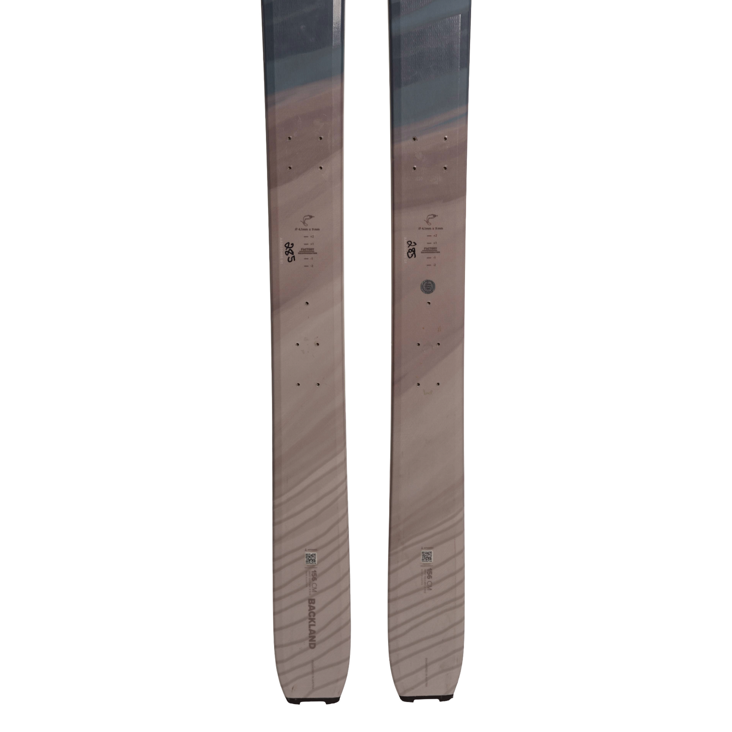 Mismounted Atomic Backland 101 Flat Ski's, 2024 - Women's (156cm)