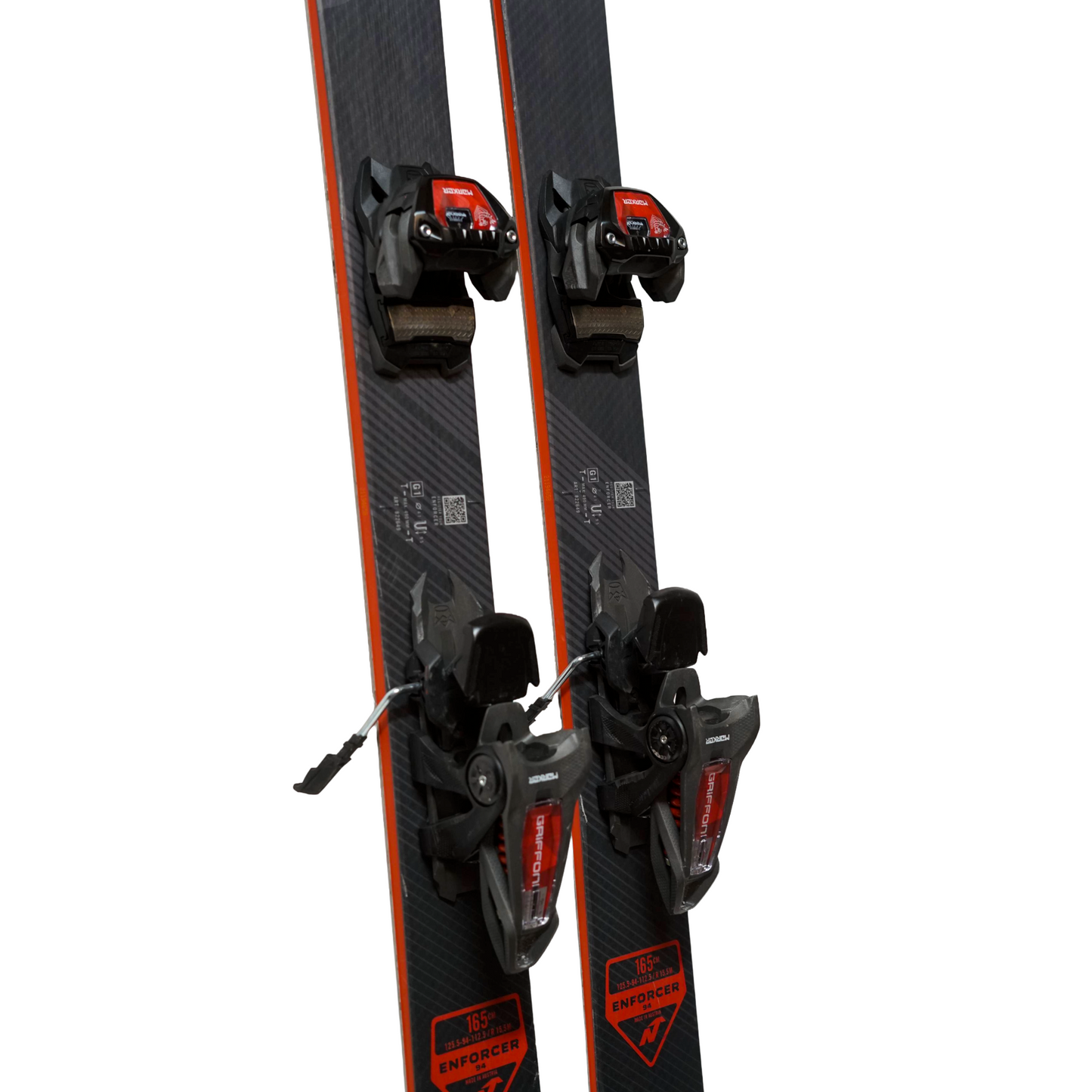 Nordica Enforcer 94 Skis w/ Marker Griffon Bindings (165cm)