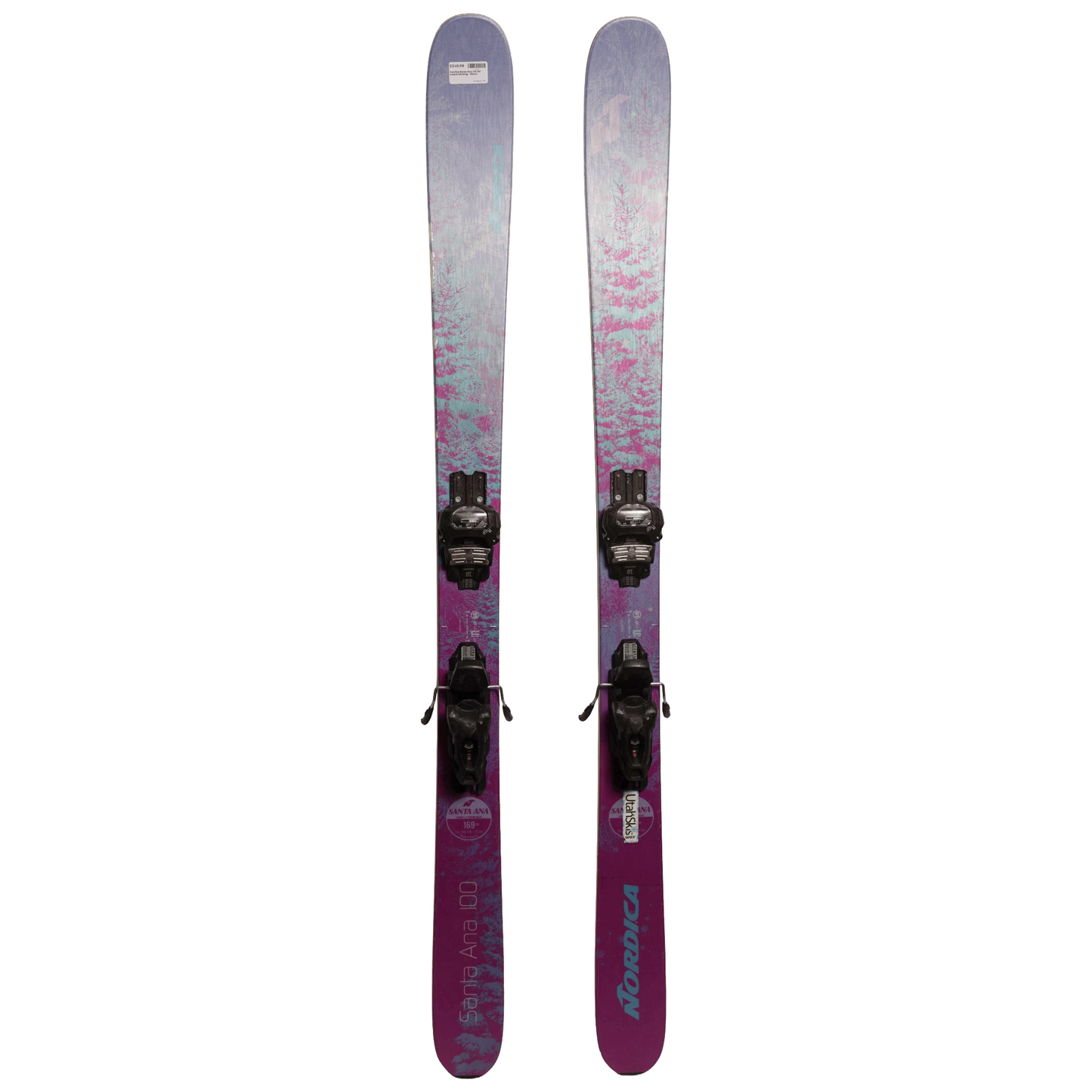 Nordica Santa Ana Skis + Tyrolia Attack 11 Binding's - Women's (169cm)