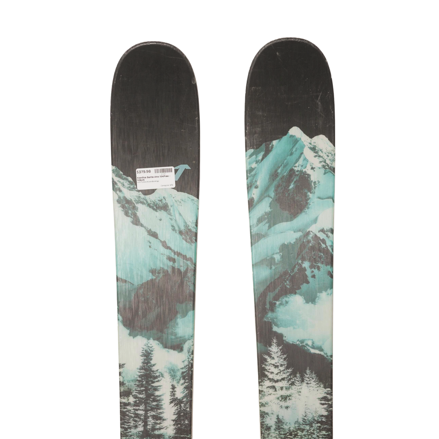 Nordica Santa Ana 104 Free Ski's + Tyrolia Attack 11 Bindings - Women's