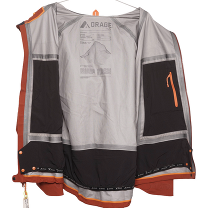 Orage Mtn-X Glacier 3L Jacket, Dark Terracotta - Men's