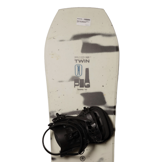 Ride Twin Pig Snowboard (151cm) + Union Atlas bindings - Men's