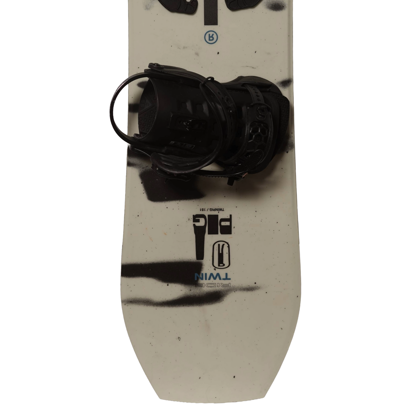 Ride Twin Pig Snowboard (151cm) + Union Atlas bindings - Men's
