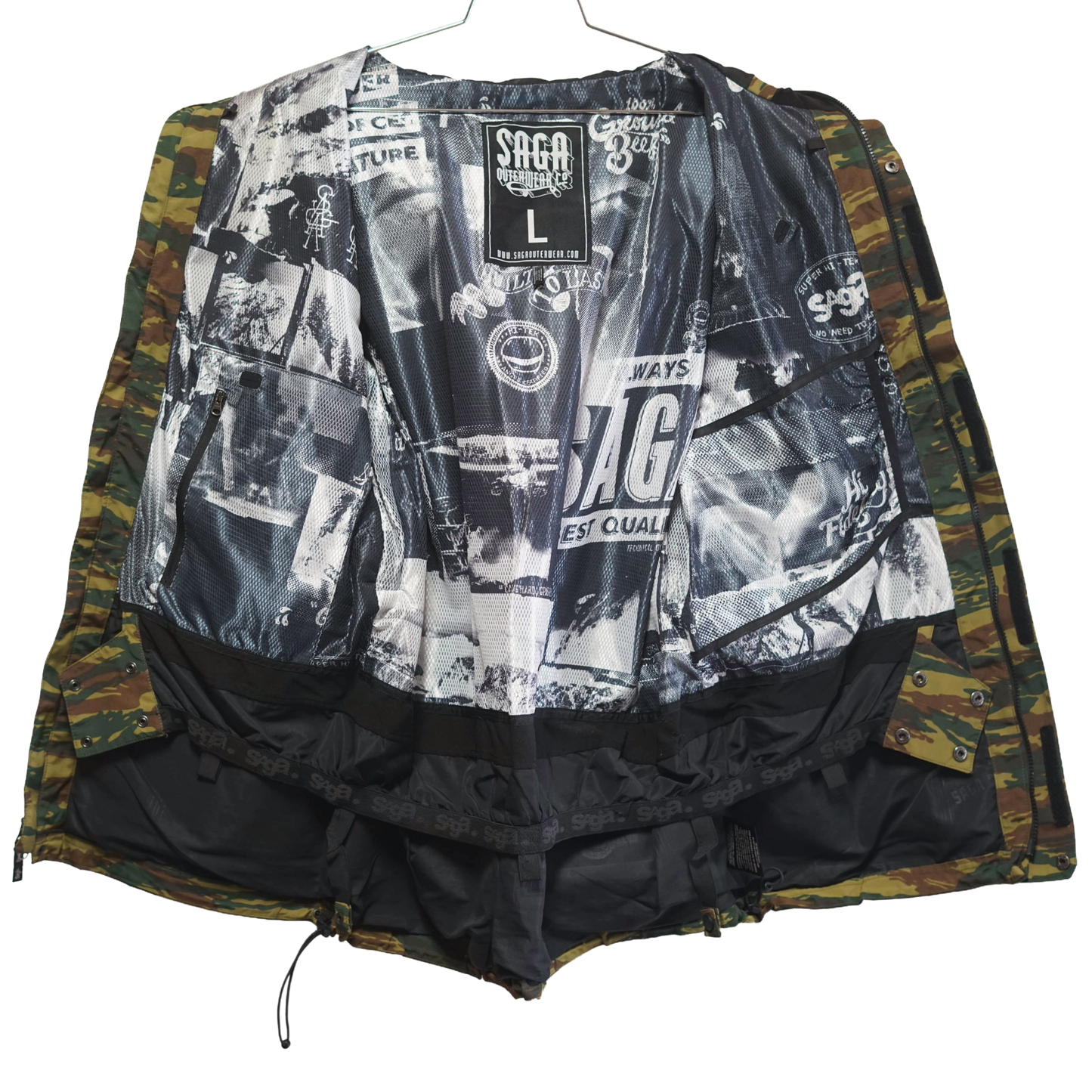 Saga 3L Anomie Jacket, 2012 Camo - Men's (L)