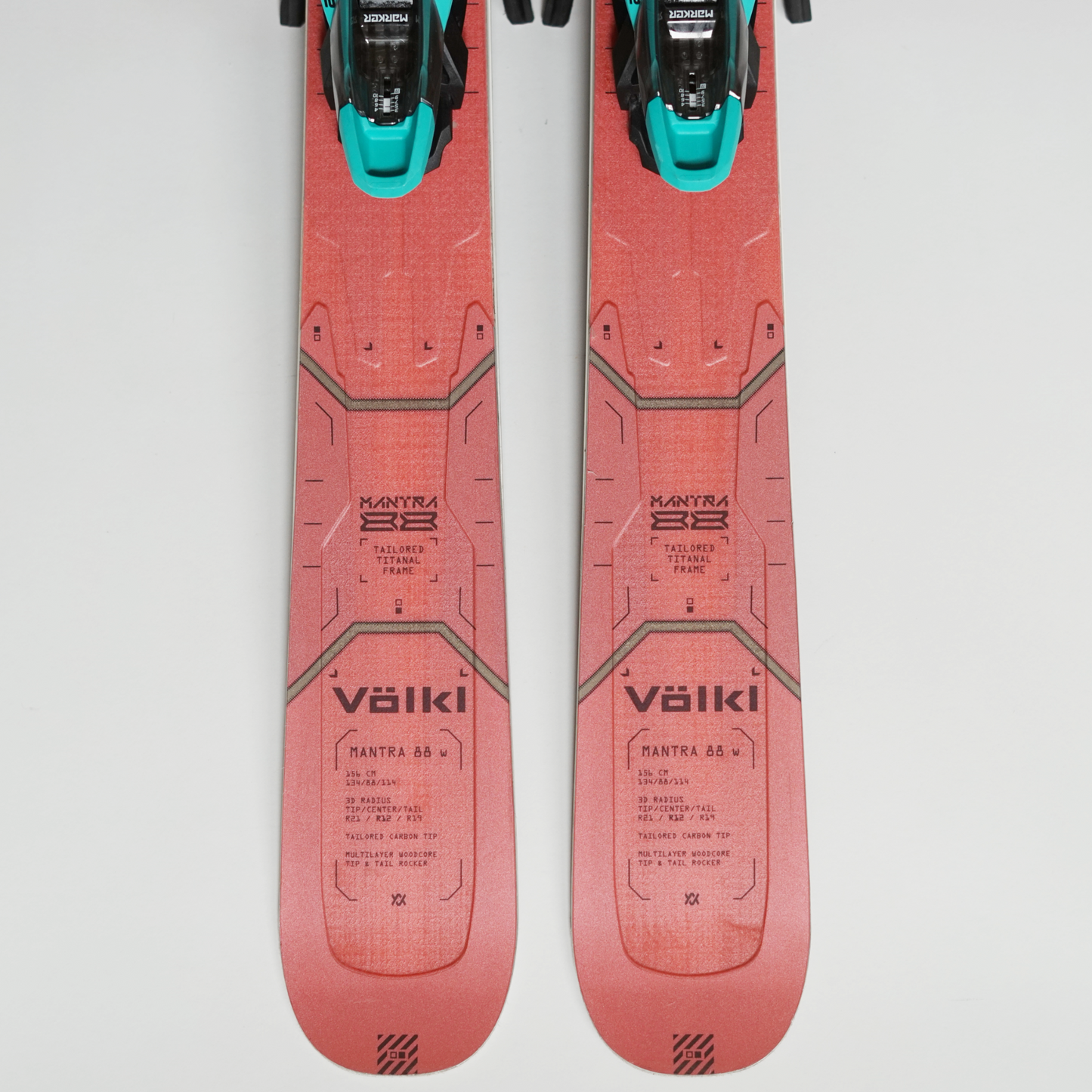 Volkl Mantra 88 Skis w/ Marker Squire 11 Bindings
