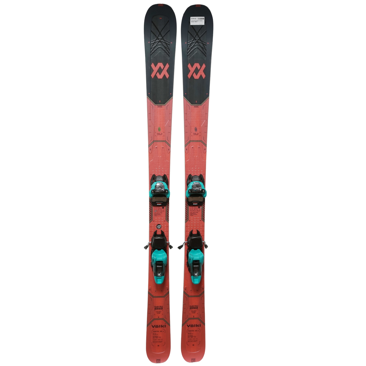 Volkl Mantra 88 Skis w/ Marker Squire 11 Bindings