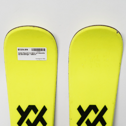 Volkl Revolt Jr Skis w/ Atomic C5 Bindings