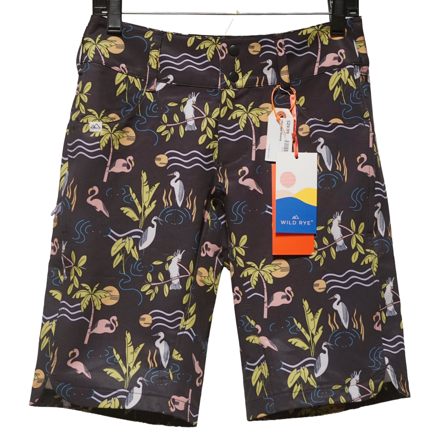 Wild Rye Kaweah Short, Deco Birds - Women's (2)