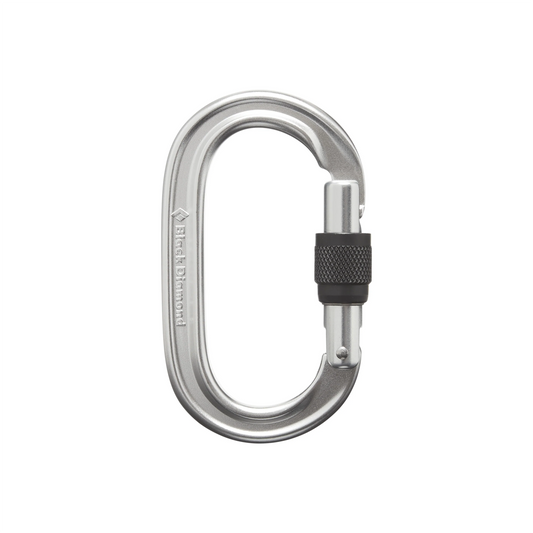 Black Diamond Oval Keylock Screwgate Carabiner