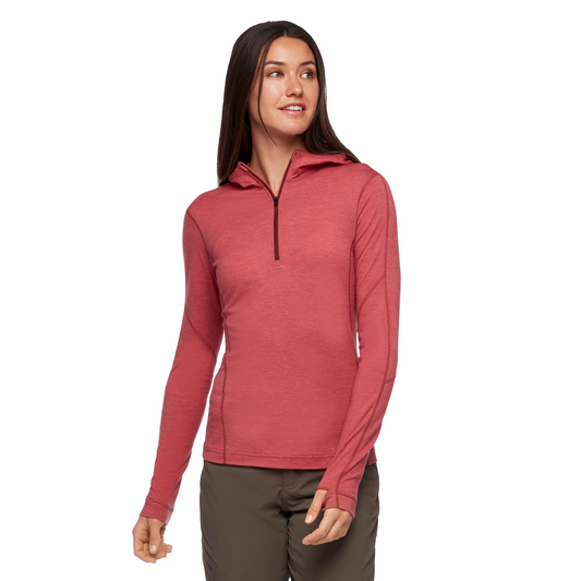Black Diamond Solution 150 Merino Quarter-Zip Hoody - Women's