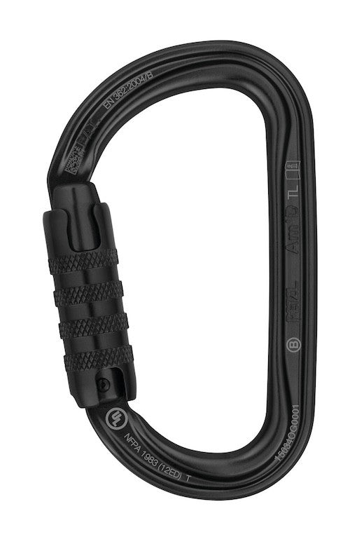Petzl Am'D Carabiner Black - The Gear Room